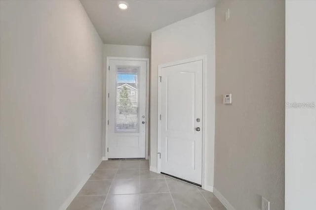 1851 Terrapin Rd, Ocoee, FL 34761 - corridor with baseboards and light tile patterned floors