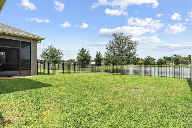 1817 Westerham Ave, Saint Cloud, FL 34771 - fenced backyard featuring a sunroom and a water view