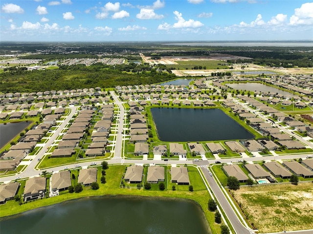 1817 Westerham Ave, Saint Cloud, FL 34771 - aerial perspective of suburban area with a large body of water
