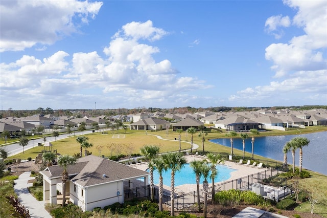 1817 Westerham Ave, Saint Cloud, FL 34771 - aerial perspective of suburban area featuring a pool area
