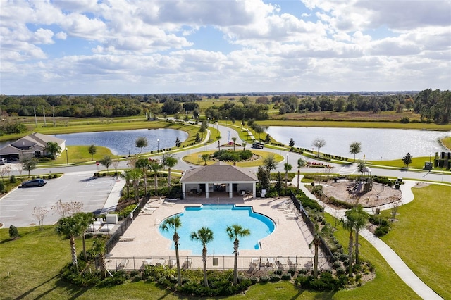 1817 Westerham Ave, Saint Cloud, FL 34771 - drone / aerial view of a large body of water and a pool