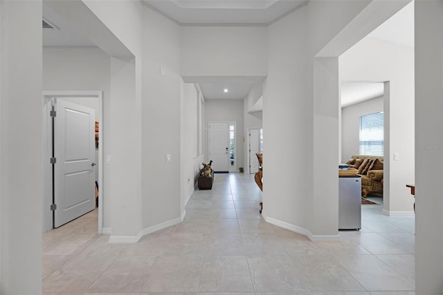 2000 Goblet Cove St, Kissimmee, FL 34746 - corridor with light tile patterned flooring and baseboards