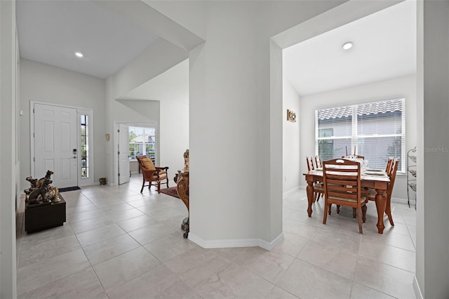 2000 Goblet Cove St, Kissimmee, FL 34746 - foyer entrance with light tile patterned floors and recessed lighting