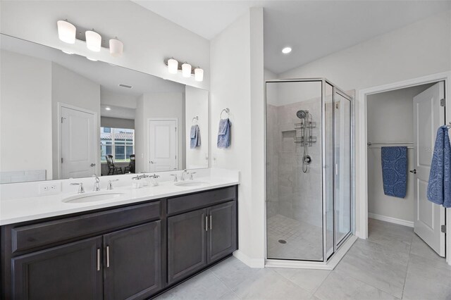 2000 Goblet Cove St, Kissimmee, FL 34746 - full bath featuring a stall shower and double vanity