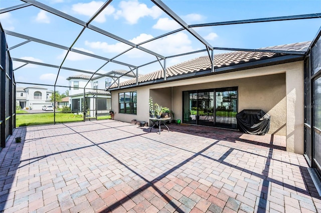 2000 Goblet Cove St, Kissimmee, FL 34746 - view of patio / terrace featuring a lanai and area for grilling