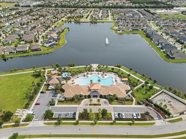 2511 Nouveau Way, Kissimmee, FL 34741 - aerial view of property's location with a nearby body of water and nearby suburban area