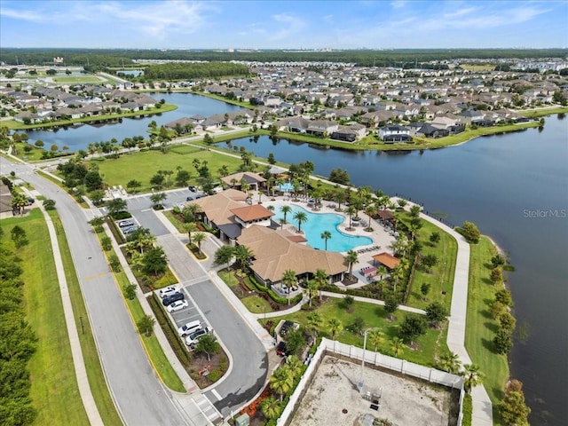 2511 Nouveau Way, Kissimmee, FL 34741 - aerial view of property and surrounding area with nearby suburban area