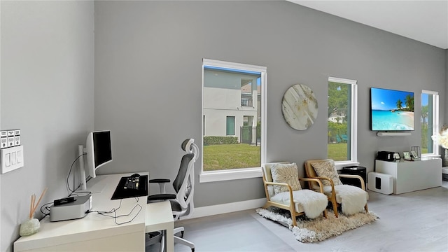 7551 Excitement Dr, Reunion, FL 34747 - office space featuring baseboards and wood finished floors