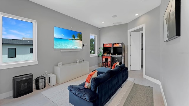 7551 Excitement Dr, Reunion, FL 34747 - living area with baseboards and recessed lighting