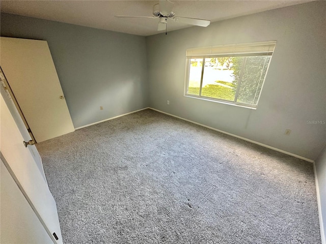 13102 Pembrook Ct, Hudson, FL 34667 - unfurnished room featuring carpet flooring and ceiling fan