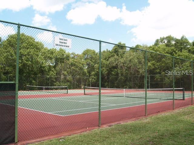 13102 Pembrook Ct, Hudson, FL 34667 - view of tennis court