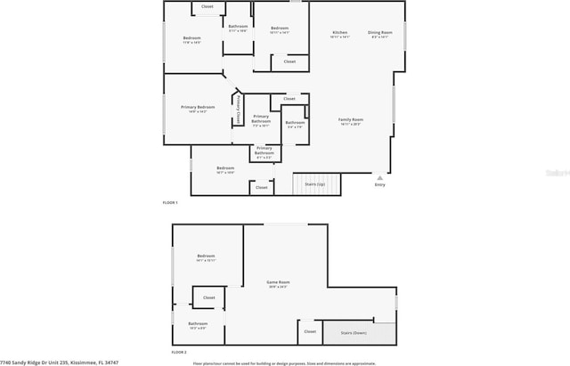 7740 Sandy Ridge Dr Unit 235, Reunion, FL 34747 - view of floor plan / room layout
