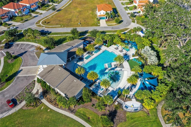 2541 Shanti Dr, Kissimmee, FL 34746 - aerial view of a pool area