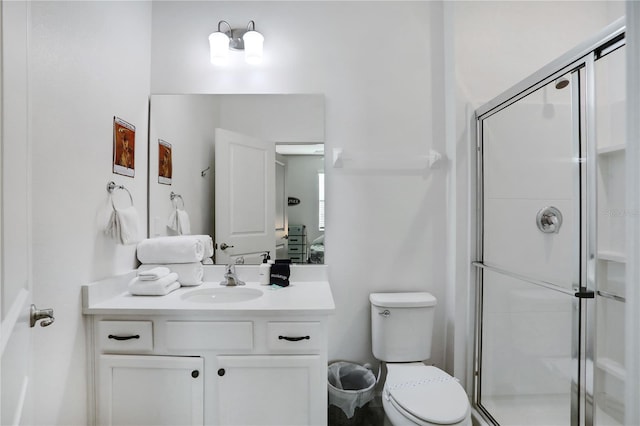 2541 Shanti Dr, Kissimmee, FL 34746 - bathroom featuring vanity and a shower stall