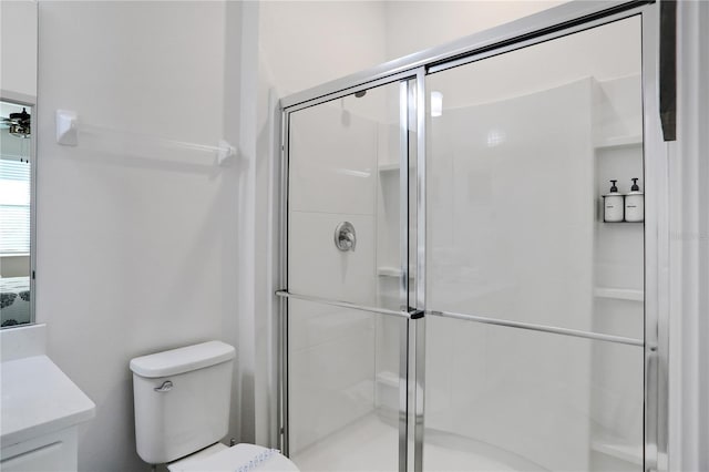 2541 Shanti Dr, Kissimmee, FL 34746 - bathroom with vanity and a shower stall