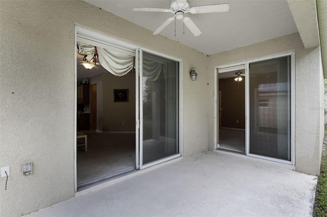 123 Preston Ave, Davenport, FL 33837 - view of patio / terrace featuring a ceiling fan