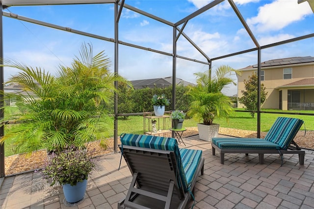 2215 Camden Park Ave, Davenport, FL 33837 - view of patio featuring glass enclosure