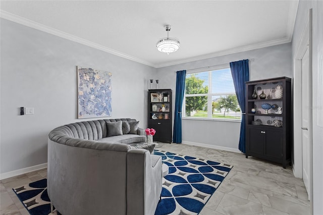 2215 Camden Park Ave, Davenport, FL 33837 - living area with crown molding