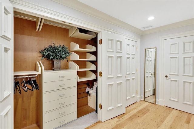 interior space featuring light hardwood / wood-style floors