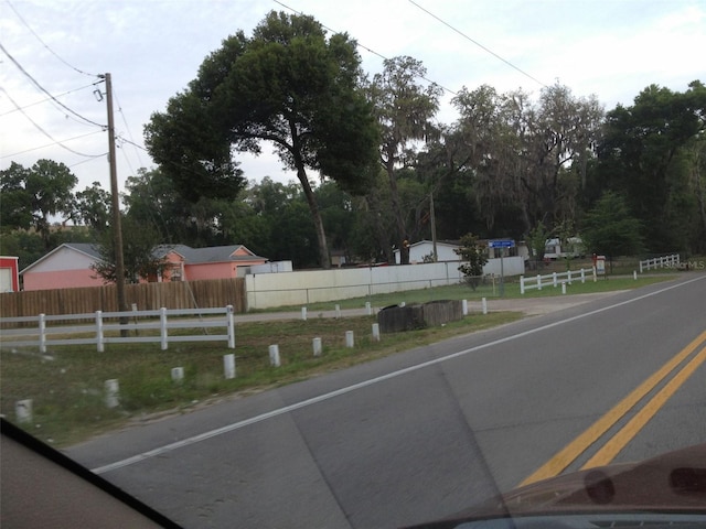 view of road