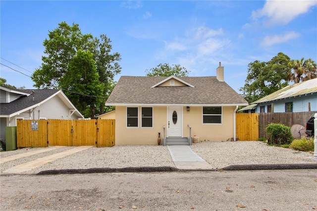 view of bungalow