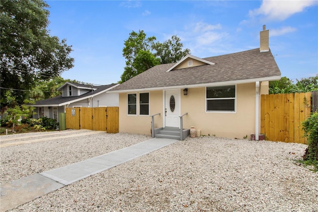 view of front of home