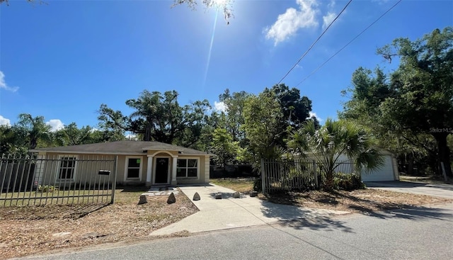 view of front of home