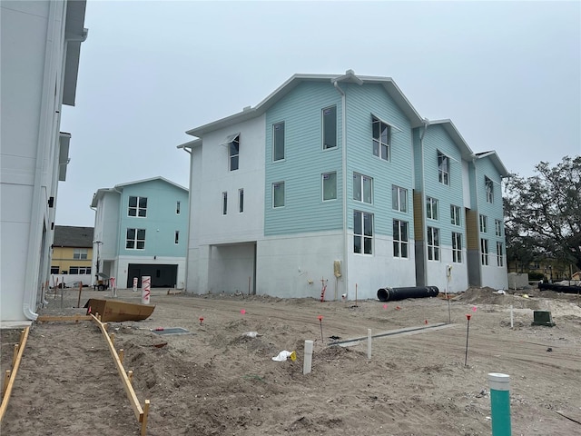 view of home's exterior featuring a garage