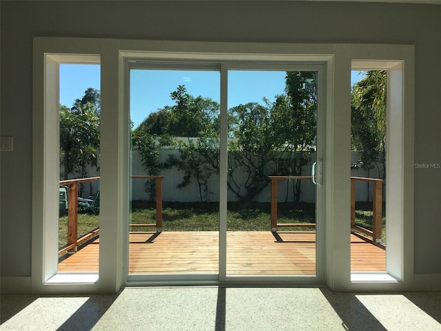 entryway featuring a healthy amount of sunlight