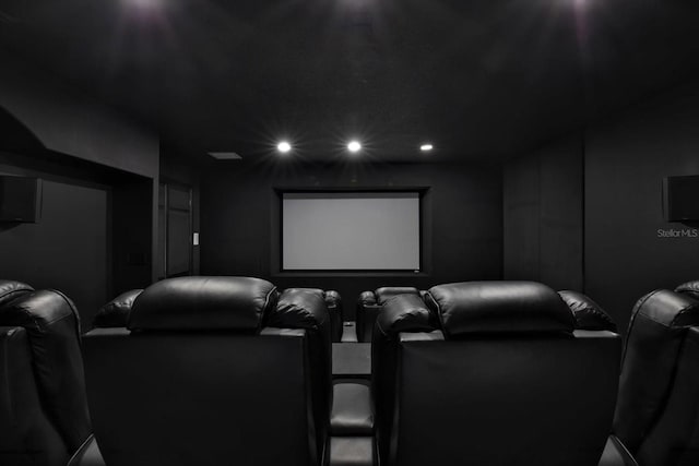 view of home theater