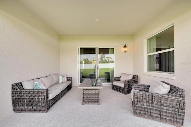 view of patio / terrace featuring outdoor lounge area