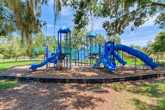 view of play area