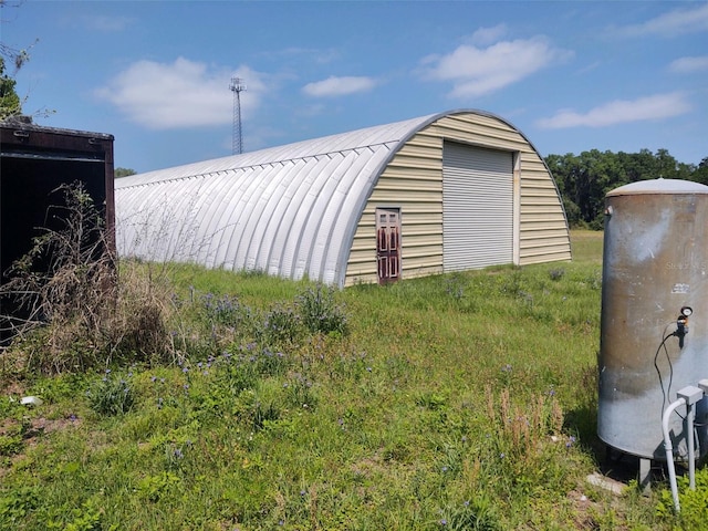 view of outdoor structure