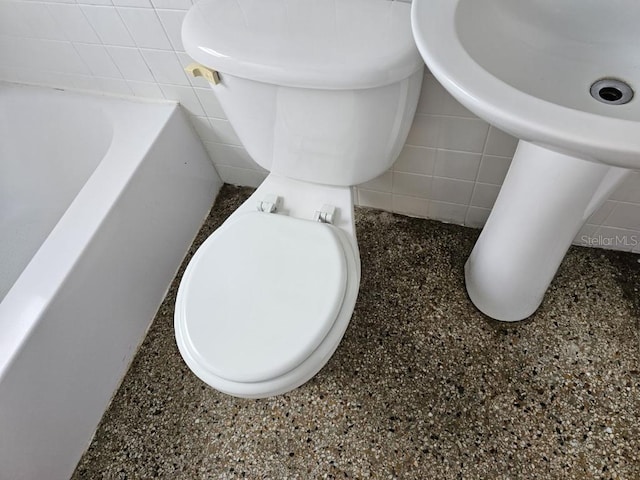 interior space featuring toilet