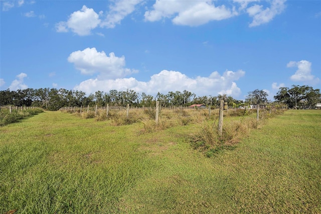 view of nature featuring a rural view