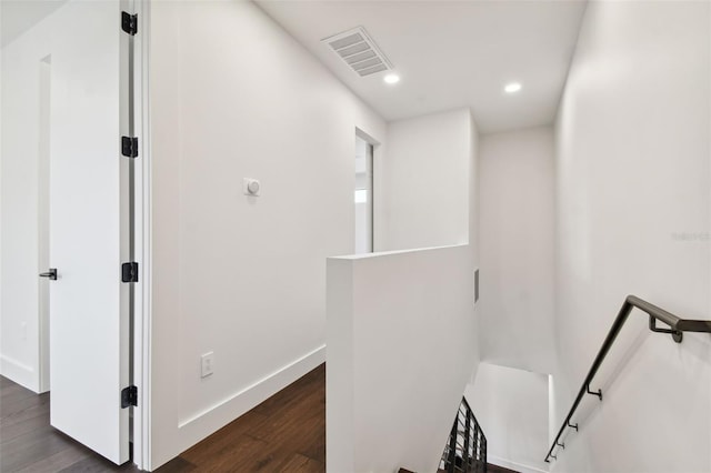 bathroom with wood-type flooring