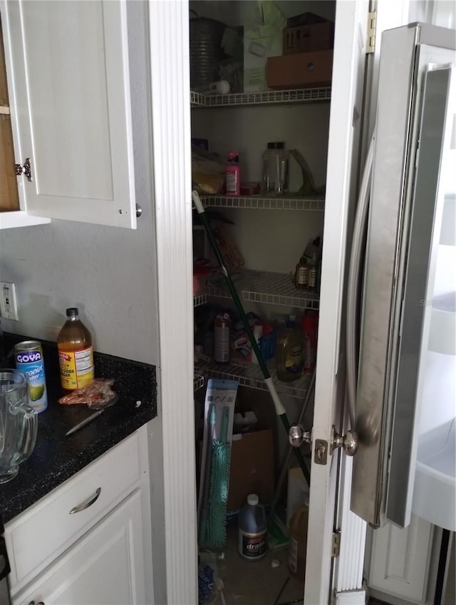 view of pantry