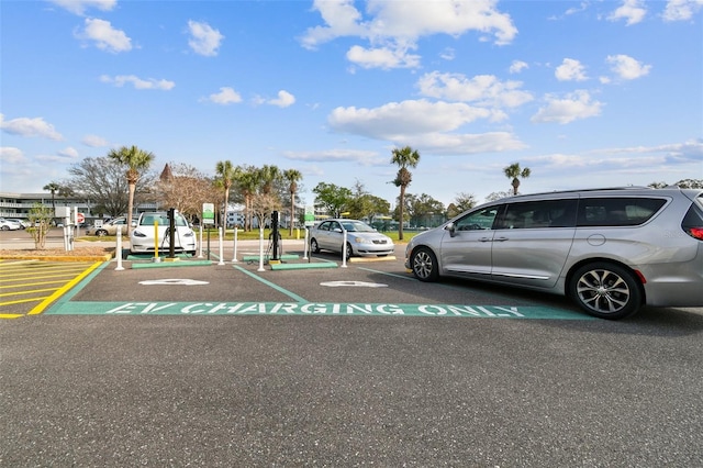 view of vehicle parking