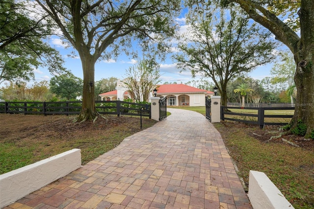 view of front of home