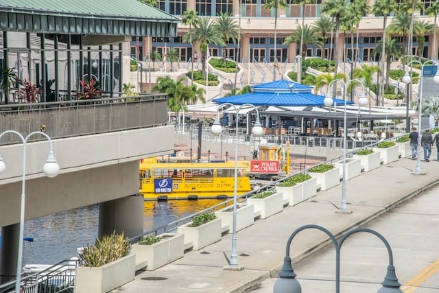 view of community featuring a water view