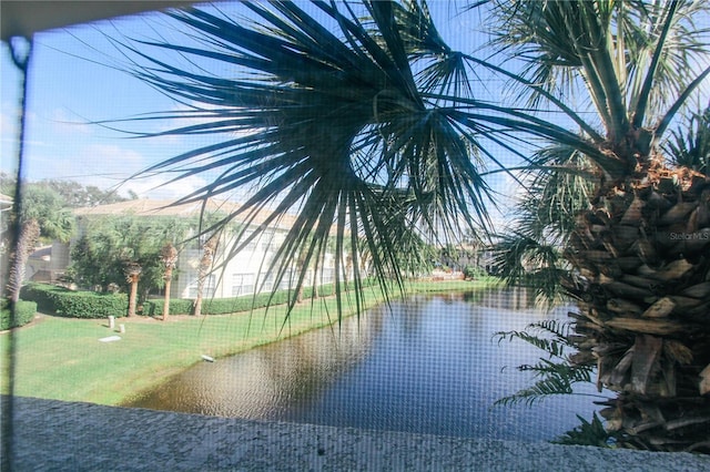 property view of water