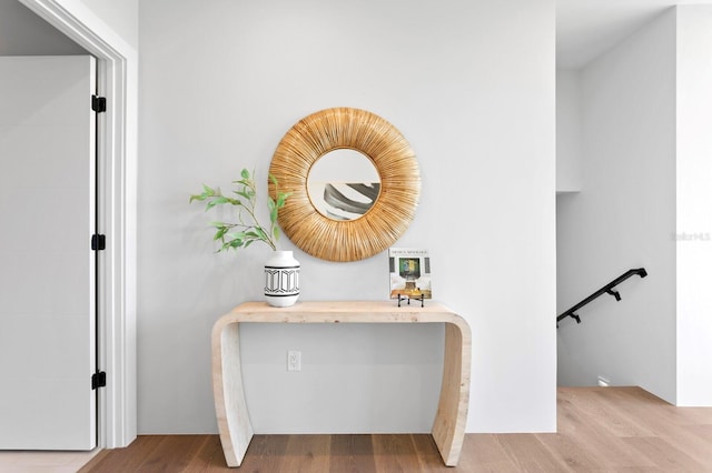 room details featuring wood-type flooring