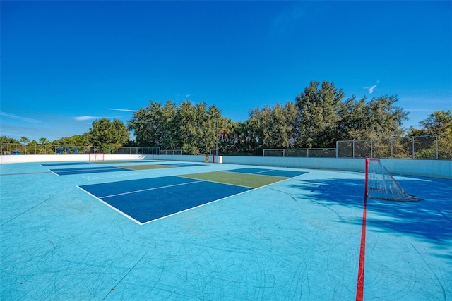 view of sport court