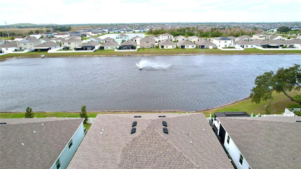 11946 Brighton Knoll Loop, Riverview, FL 33579 - aerial view featuring a residential view and a water view