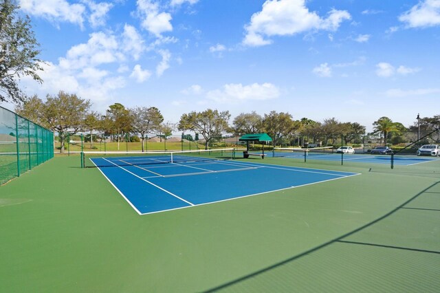 view of sport court