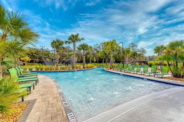 view of community pool