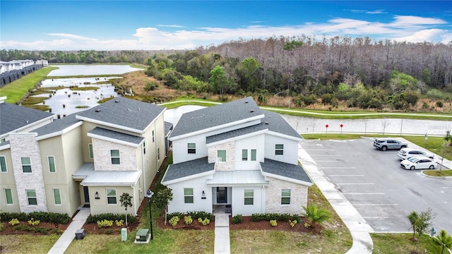 birds eye view of property featuring a residential view