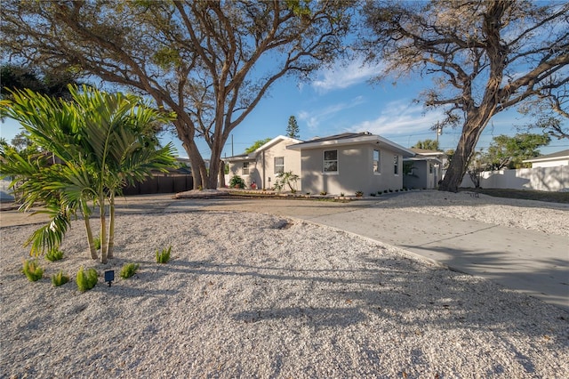 view of back of property