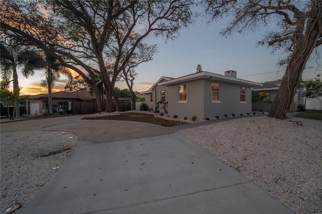 view of ranch-style house