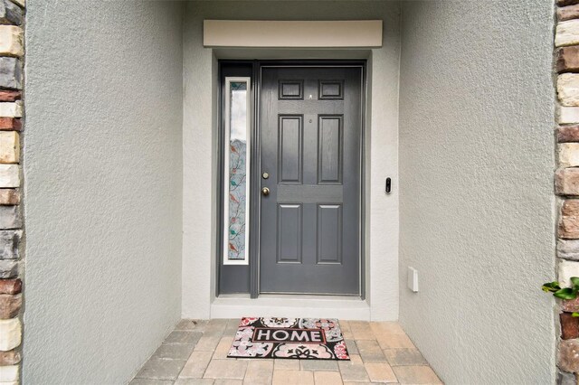 view of entrance to property